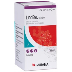 LIDOBEL 100 ML,16 mg/ml S.I. CA/PER/GAT